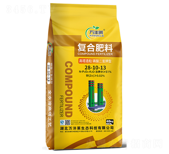 高塔造粒磷酸二氫鉀型復合肥料28-10-13-萬豐萊-頓貝