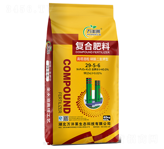 高塔造粒磷酸二氫鉀型復(fù)合肥料29-5-6-萬(wàn)豐萊-頓貝