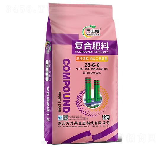 高塔造粒磷酸二氫鉀型復合肥料28-6-6-萬豐萊-頓貝