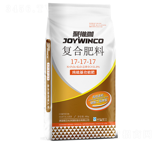 40kg聚維咖復(fù)合肥料17-17-17-頓貝肥業(yè)