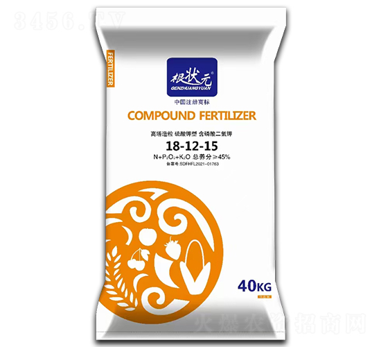 高塔造粒硫酸鉀型復合肥料18-12-15-根狀元-金網(wǎng)聯(lián)