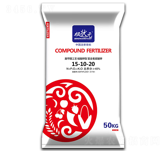 硫酸鉀型復(fù)合肥料15-10-20-根狀元-金網(wǎng)聯(lián)
