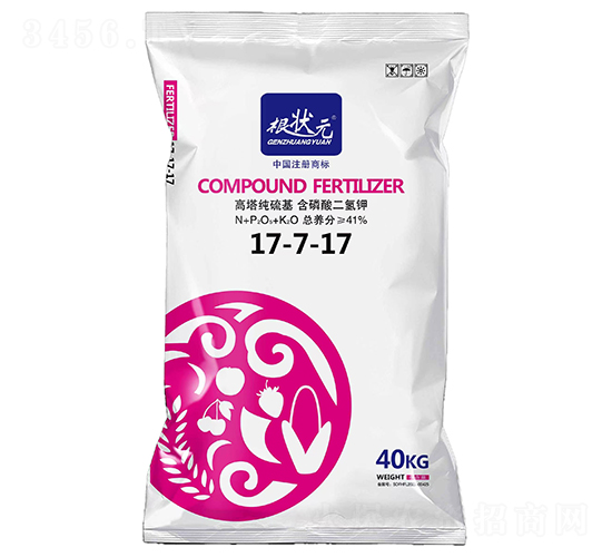 高塔純硫基含磷酸二氫鉀復(fù)合肥17-17-17-根狀元-金網(wǎng)聯(lián)