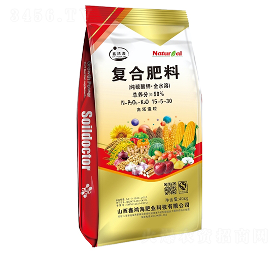 純硫酸鉀復(fù)合肥料15-5-30-鑫鴻海