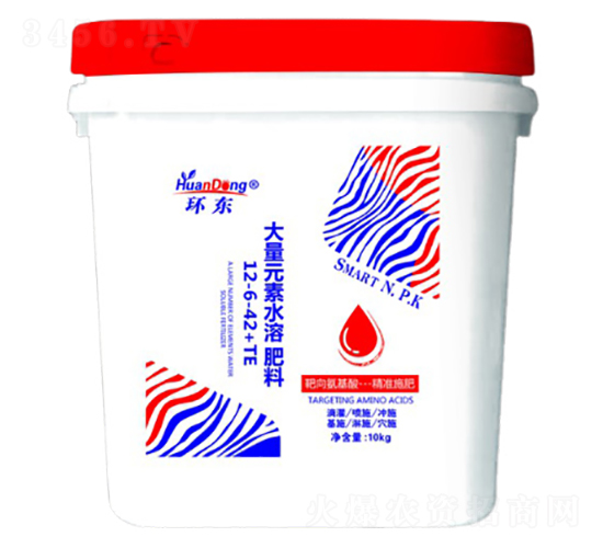 10kg大量元素水溶肥料12-6-42+TE-環(huán)東-中德益農(nóng)