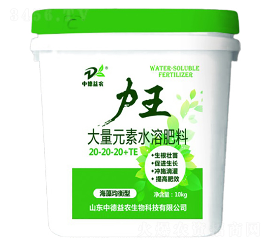 海藻均衡型大量元素水溶肥料20-20-20+TE-力王-中德益農(nóng)