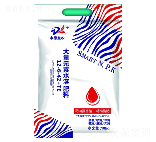 10kg大量元素水溶肥料12-6-42+TE-中德益農(nóng)