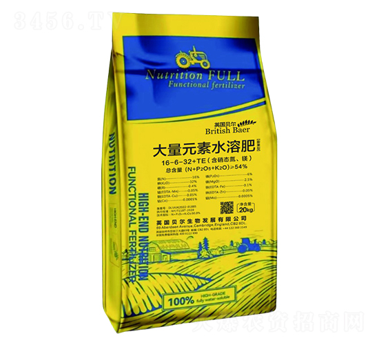 大量元素水溶肥16-6-32+TE-英國(guó)貝爾-中德益農(nóng)