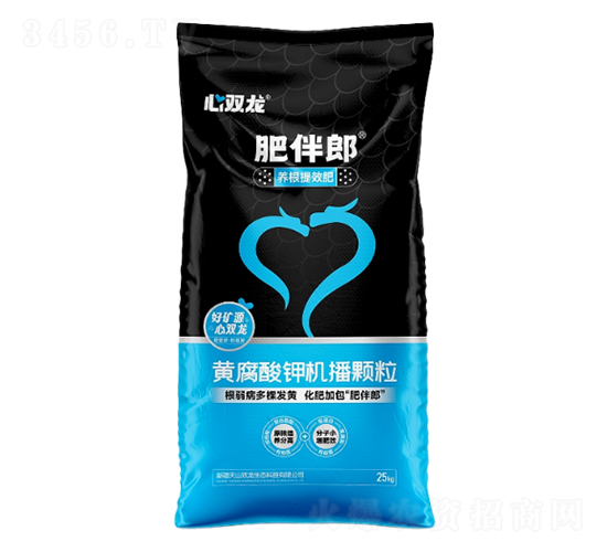 黃腐酸鉀機播顆粒-肥伴郎-心雙龍-天山雙龍