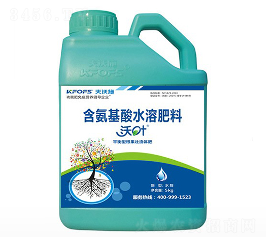 沃葉根果壯流體肥平衡型5kg-夫沃施