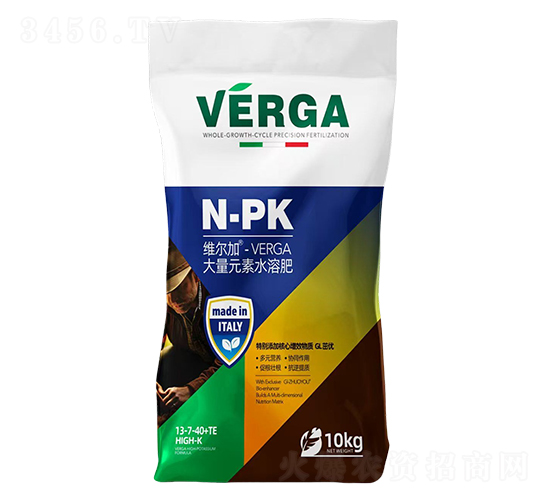 大量元素水溶肥料13-7-40+TE-維爾加-萃森元