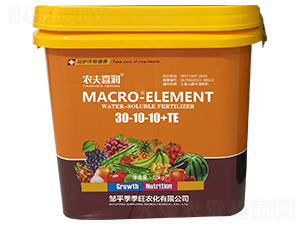 大量元素水溶肥料30-10-10+TE-農(nóng)夫喜潤-季季旺