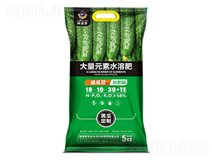 黃瓜專用大量元素水溶肥18-10-30+TE-阿波羅