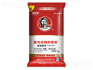 40kg同步營養(yǎng)摻混肥料18-6-25-施可豐