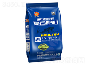 脲甲醛緩釋復(fù)合肥料25-15-5-紅云