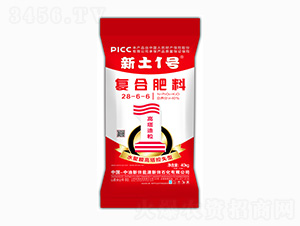 水聚膜高塔控失型復(fù)合肥料28-6-6-新土1號(hào)-新田石化