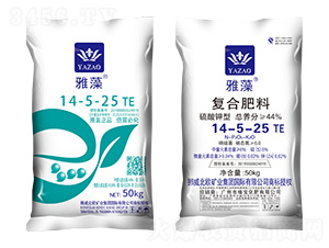 硫酸鉀型復合肥料14-5-25+TE-雅藻-植寶化肥